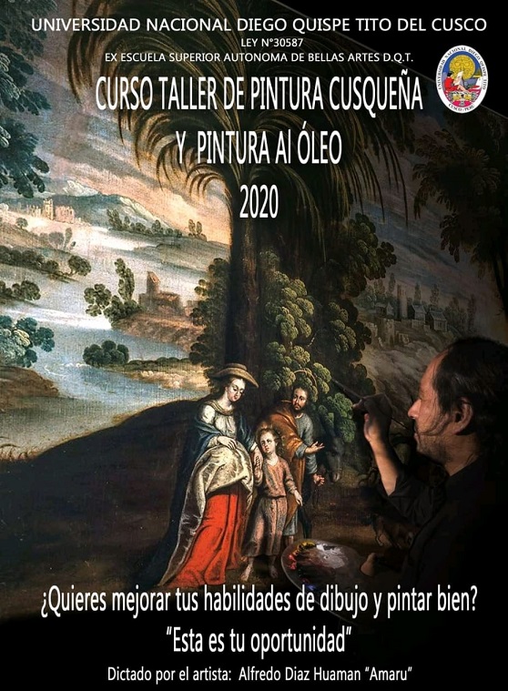 CURSO TALLER DE PINTURA CUSQUEÑA Y PINTURA ÓLEO